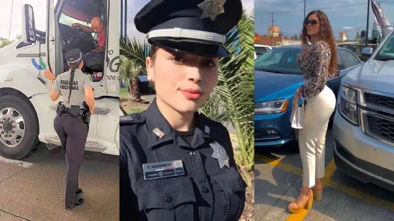 Mujer policía de la Guardia Nacional enloquece las redes con su belleza. Foto: Susana Navarrete