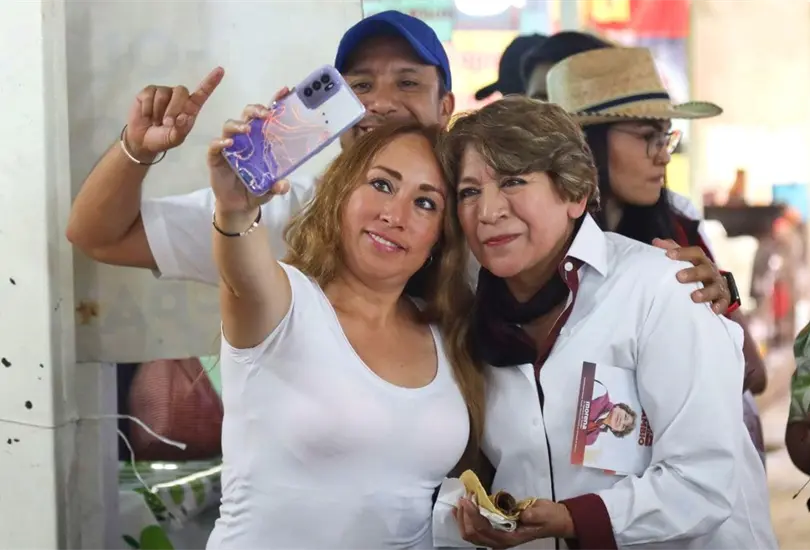 Tarjeta de Salario Rosa se debe ampliar para todos: Delfina G&oacute;mez. 