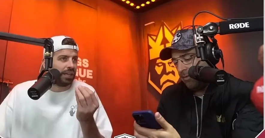 Gerard Piqu&eacute; fue invitado a Jijantes, programa del streamer Gerard Romero
