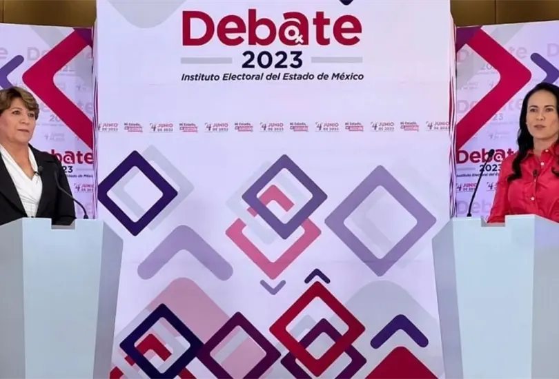 Delfina G&oacute;mez gana el primer debate a la gubernatura del Estado de M&eacute;xico. 