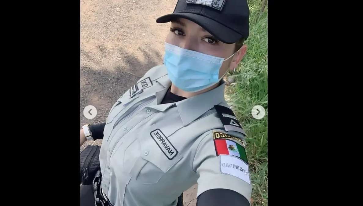 Su nombre es Susana Navarrete y en sus redes sociales suele compartir fotos con el uniforme de la Guardia Nacional.