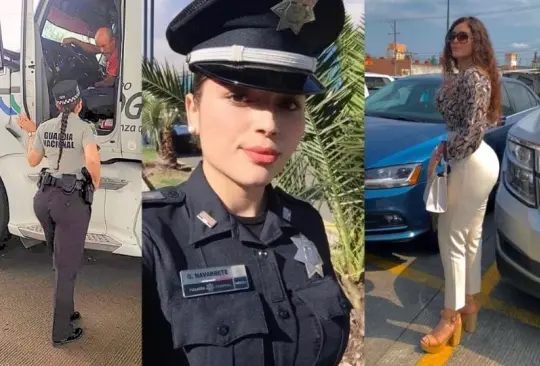 Una mujer policía que pertenece a la Guardia Nacional ha causado sensación en redes sociales como Facebook e Instagram por su belleza.