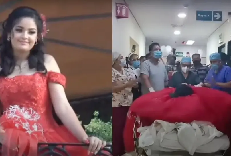 Entierran a quincea&ntilde;era con vestido despu&eacute;s de donar &oacute;rganos. 