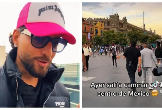 Maluma en el centro de CDMX