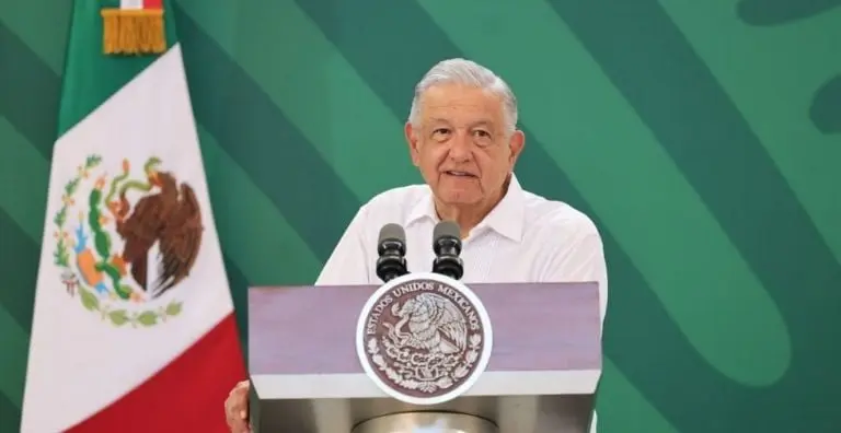 AMLO durante su última conferencia en Yucatán. Créditos: Cuartoscuro