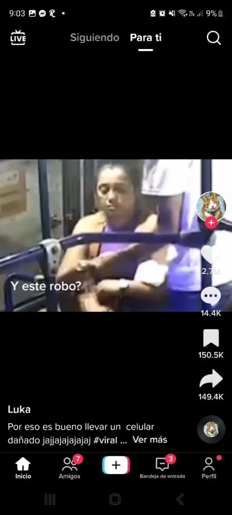 Ladrón fracasa al intentar robar a pasajeros - Tomada de video