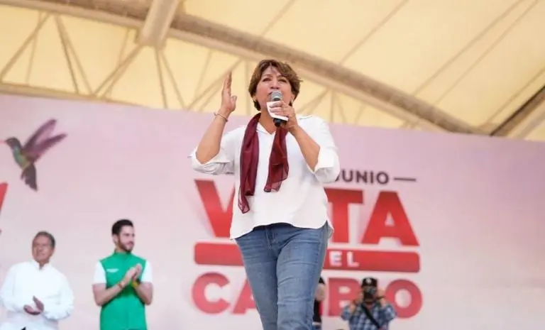 a candidata morenista Delfina Gómez aseveró que la escasez del agua es un tema central y prioritario