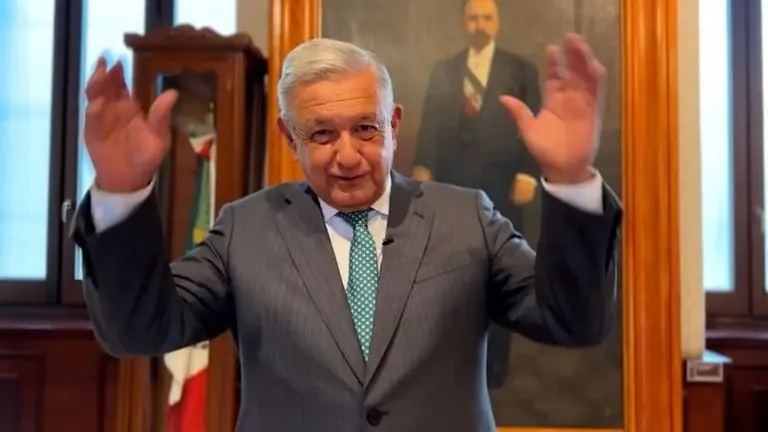 AMLO reaparece tras contagio de Covid. Foto: Gobierno de México