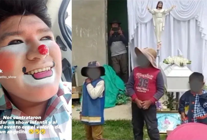 Contratan a payasos para dar show en funeral de ni&ntilde;o, as&iacute; reaccionaron los asistentes.