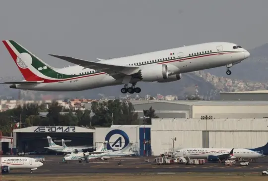 La aeronave dejó el territorio mexicano este viernes. 