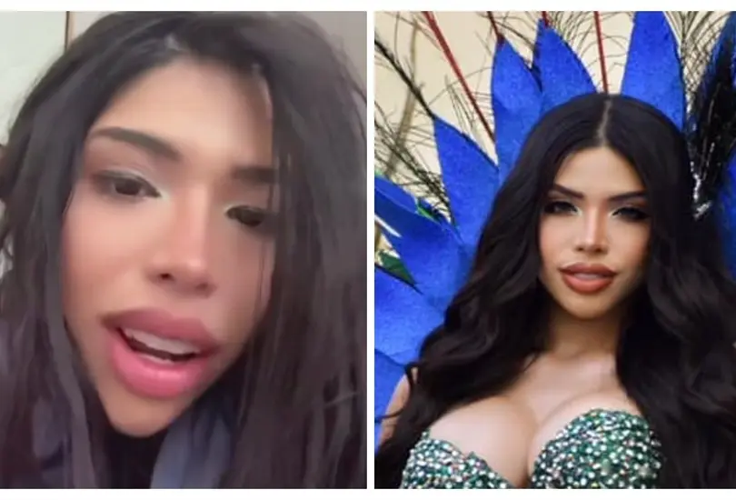 Yeri Mua causa pol&eacute;mica en carnaval de Veracruz