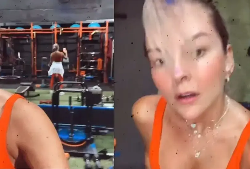 Marjorie de Sousa baila en gimnasio y enloquece a sus fans. 