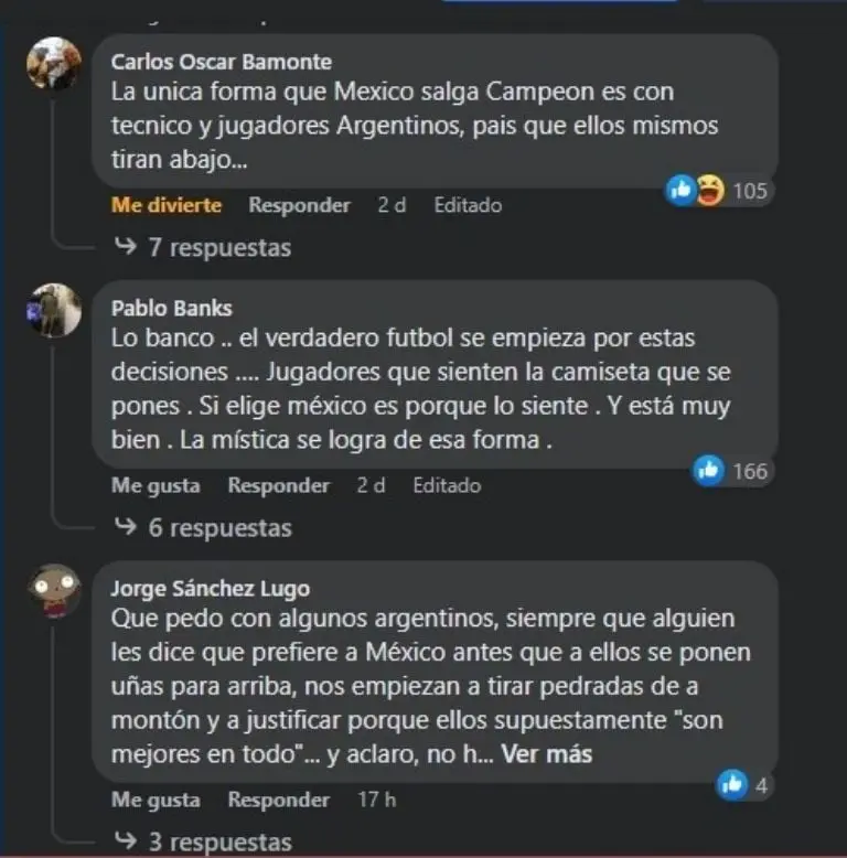 Se armó la polémica en redes sociales. Facebook: Diario Olé