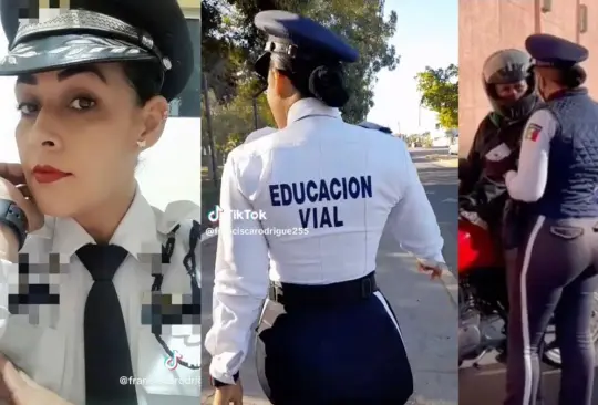 Hermosa mujer policía de tránsito enamora y se vuelve viral. 