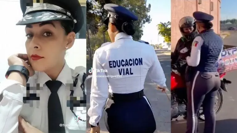 Mujer policía se vuelve viral por su gran belleza. Foto: Magda Maciel