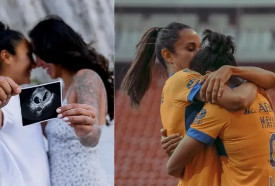 Jugadoras de Tigres Femenil anuncian embarazo de bebés gemelos