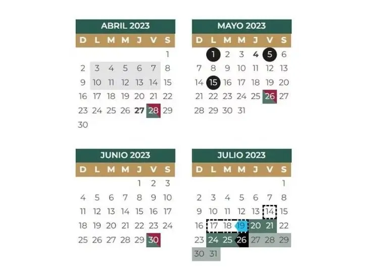 En el caso de los trabajadores, el único día de descanso obligatorio en mayo corresponde al 1° de mayo. Fuente: Sep