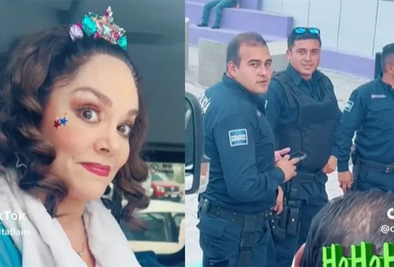 Tatiana se enamor&oacute; de un polic&iacute;a y comparti&oacute; el video. 