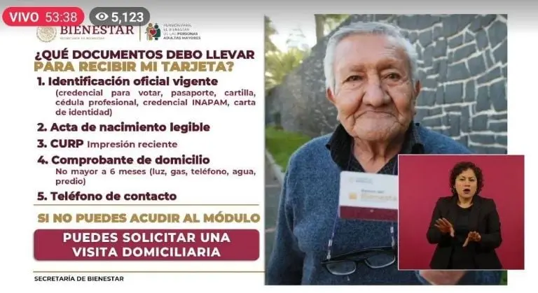 Documentos cambio de tarjeta del Banco del Bienestar. Foto: especial.