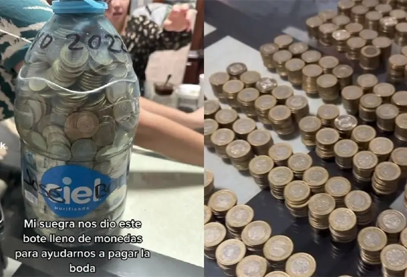 Madre regala ahorros a su hijo para su boda. Madre regala ahorros a su hijo para su boda.