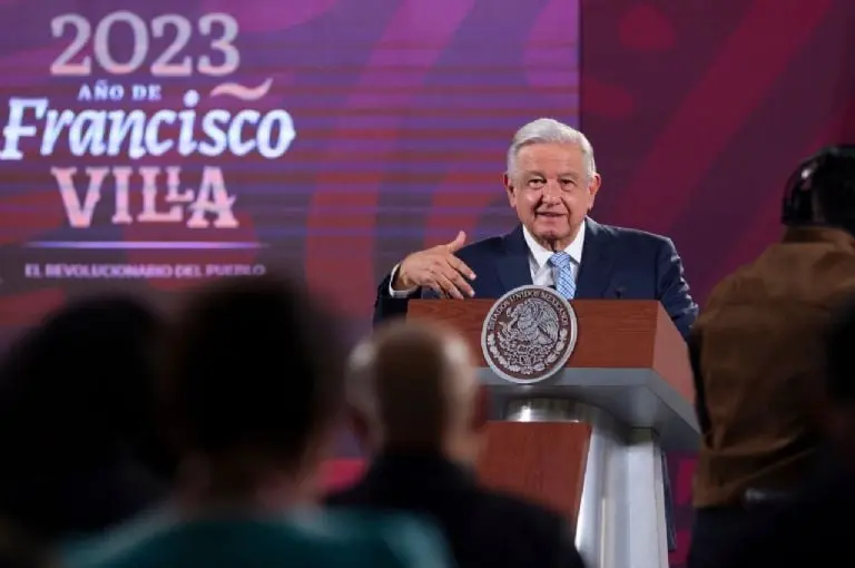 AMLO durante su conferencia mañanera. Foto: Gobierno de México