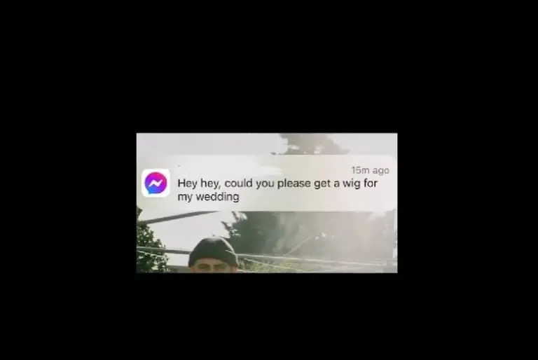 Mensaje que le envió la novia (TikTok)