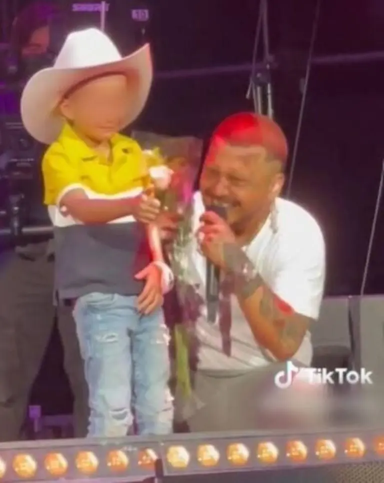A los pocos segundos algunos notaron que el rostro del pequeño parecía reflejar cierto temor. Fuente: Tik Tok