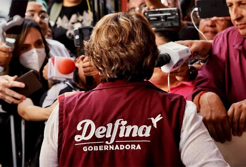 El PRI no ha logrado mancharme, asegura Delfina Gómez. El PRI no ha logrado mancharme, asegura Delfina Gómez.