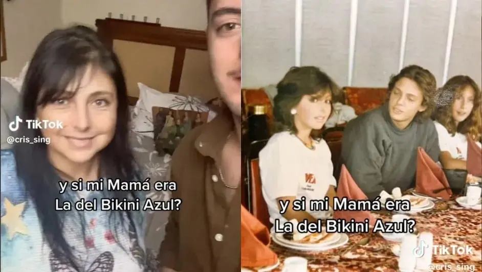 Un joven encontró fotos de su madre junto a Luis Miguel de jóvenes en los 80 y se pregunta si acaso ella inspiró la famosa canción de La chica del bikini azul Un joven encontró fotos de su madre junto a Luis Miguel de jóvenes en los 80 y se pregunta si acaso ella inspiró la famosa canción de La chica del bikini azul