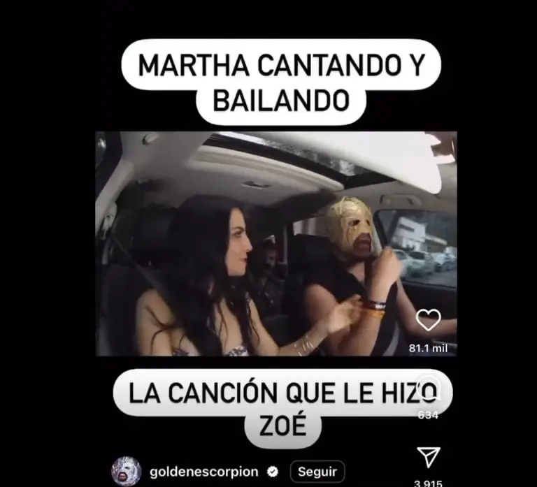 Martha Higareda y el Escorpión Dorado (Instagram)
