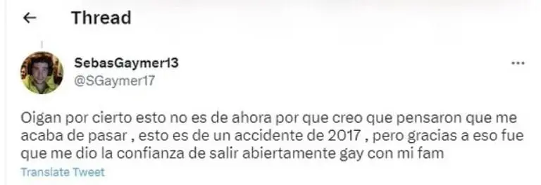 El hijo de Alfredo Adame ha criticado la homofobia de su padre en distintas ocasiones. Fuente: Twitter