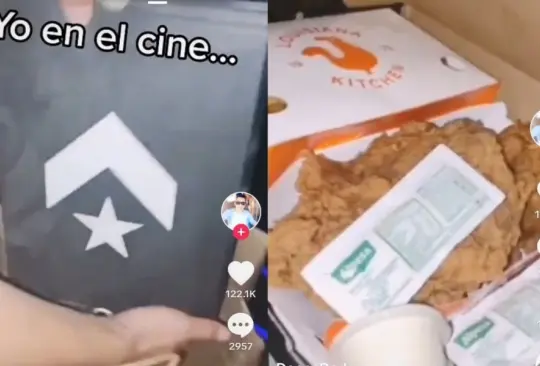 Aunque hubo internautas que aplaudieron la acción, lo cierto es que hubo otros que reprobaron que las personas metan ese tipo de alimentos a las salas de cine