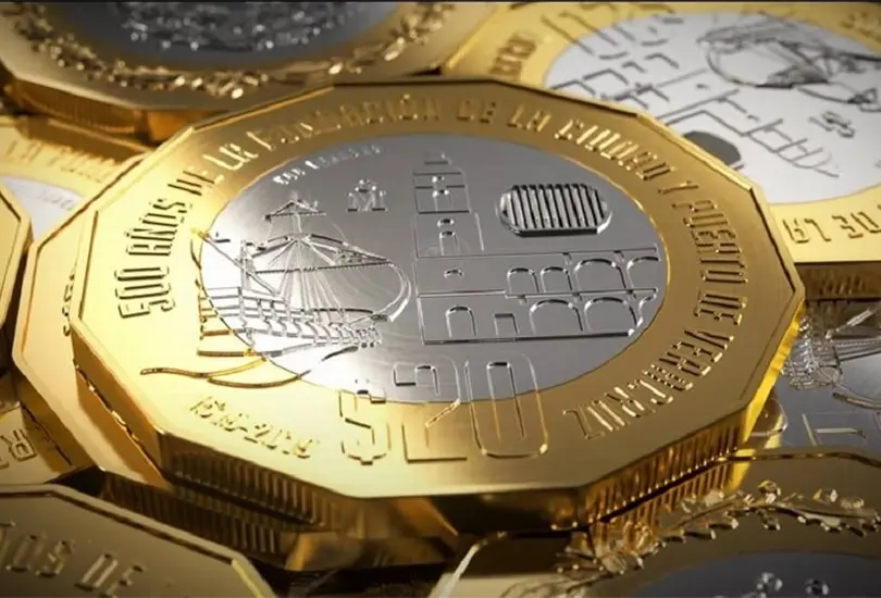 Estas son las monedas de 20 pesos que compra el Monte de Piedad. 