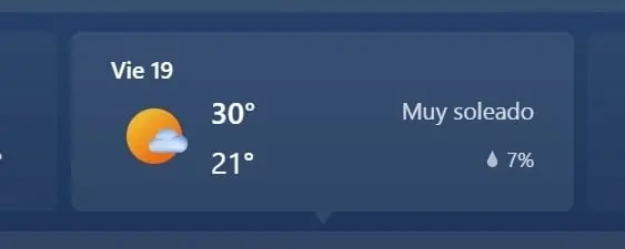 MONTERREY, máxima 30, mínima 21