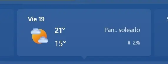 TIJUANA, máxima 21, mínima 15