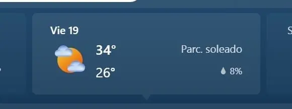 HUATULCO, máxima 34, mínima 26