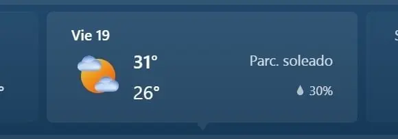 VERACRUZ, max 31, min 26