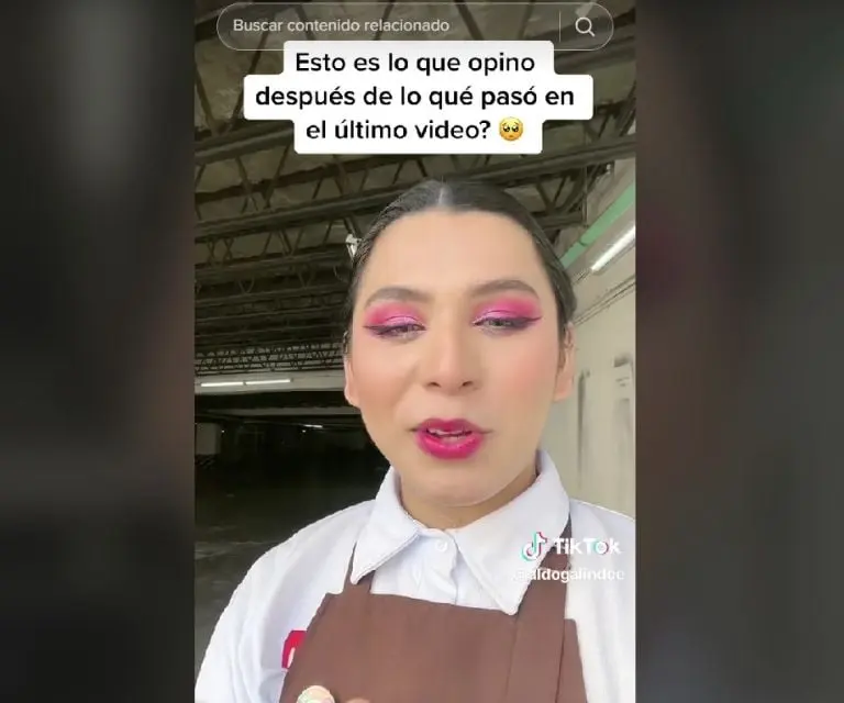 Empleado de Miniso agradece el apoyo (TikTok)