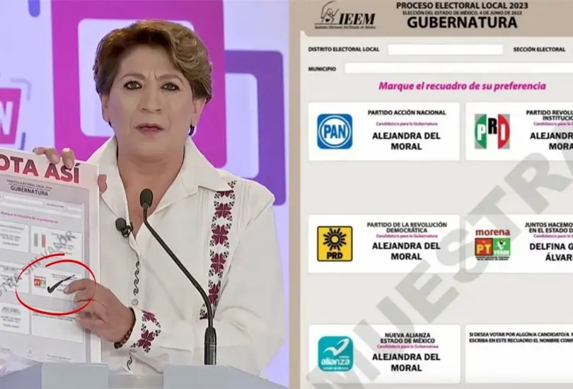 Elecciones Edomex: Delfina Gómez explica cómo votar para evitar la corrupción. Elecciones Edomex: Delfina Gómez explica cómo votar para evitar la corrupción.