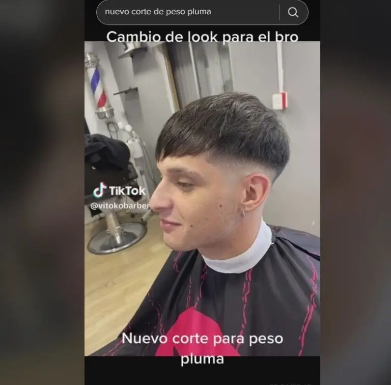 Corte de pelo estilo Peso Pluma (TikTok)