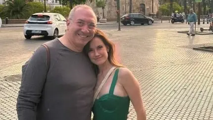 Altair Jarabo se cas&oacute; con el empresario Fr&eacute;d&eacute;ric Garc&iacute;a en 2021. 