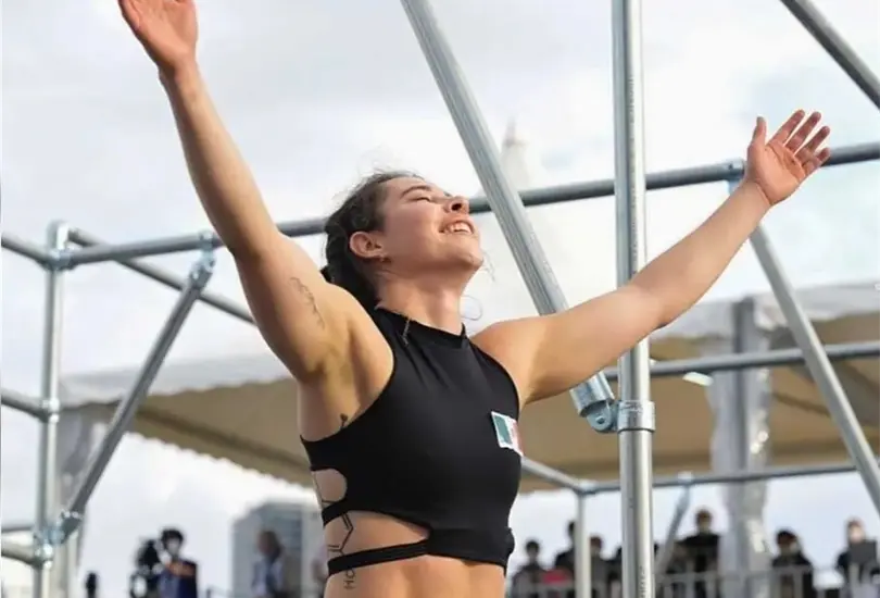 La deportista mexicana Ella Bucio ganó el oro para México en el Campeonato Mundial de Parkour La deportista mexicana Ella Bucio ganó el oro para México en el Campeonato Mundial de Parkour