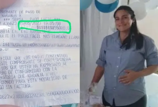 La mujer envió 55 mil pesos que utilizaría para su cesárea a un desconocido