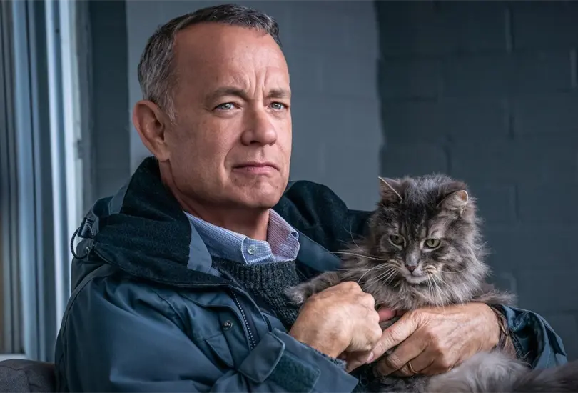 Tom Hanks en Un vecino gru&ntilde;&oacute;n