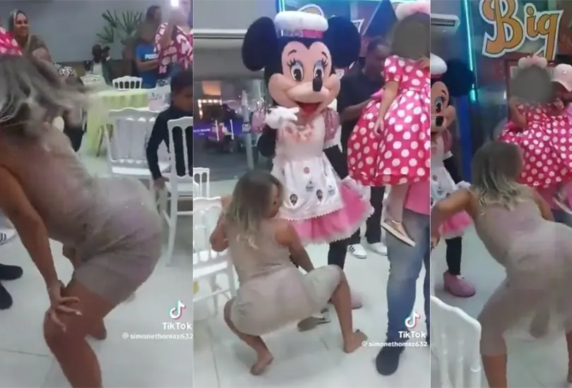 Madre perrea en fiesta de cumpleaños de su hija y se roba la atención. Madre perrea en fiesta de cumpleaños de su hija y se roba la atención.