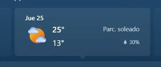 PUEBLA, MAX 25, MIN 13