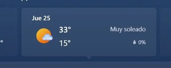 XALAPA, MAX 33, MIN 15