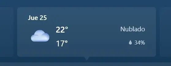 CANC&Uacute;N, MAX 22, MIN 17