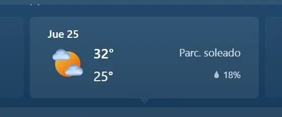 HUATULCO, MAX 32, MIN 25