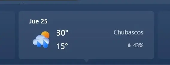 OAXACA, MAX 30, MIN 15